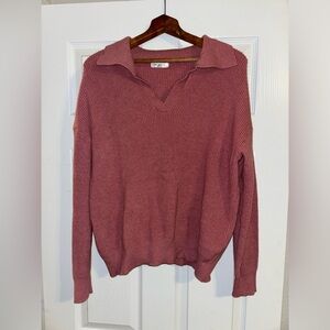 Ekouaer Blush colored sweater, Size Medium